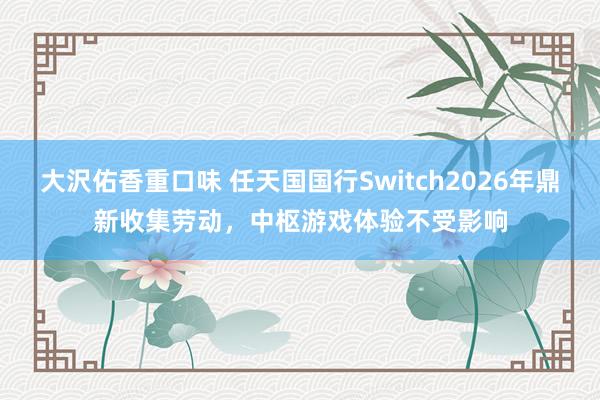 大沢佑香重口味 任天国国行Switch2026年鼎新收集劳动，中枢游戏体验不受影响
