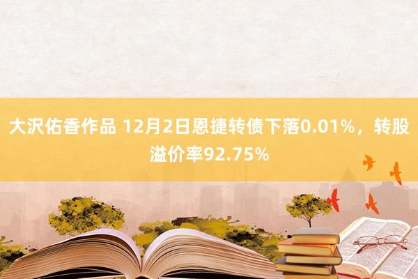 大沢佑香作品 12月2日恩捷转债下落0.01%，转股溢价率92.75%