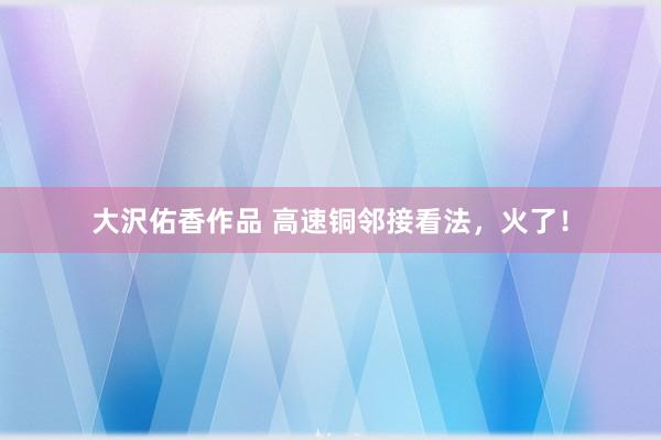 大沢佑香作品 高速铜邻接看法，火了！