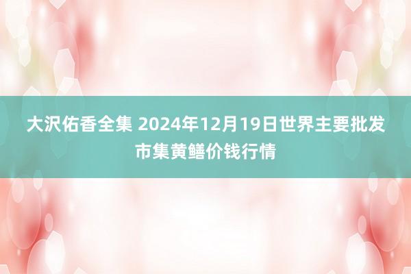 大沢佑香全集 2024年12月19日世界主要批发市集黄鳝价钱行情