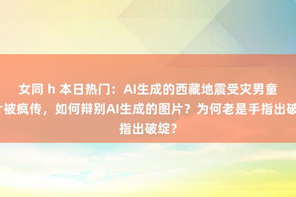 女同 h 本日热门：AI生成的西藏地震受灾男童图片被疯传，如何辩别AI生成的图片？为何老是手指出破绽？