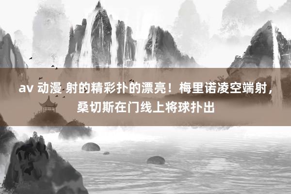 av 动漫 射的精彩扑的漂亮！梅里诺凌空端射，桑切斯在门线上将球扑出