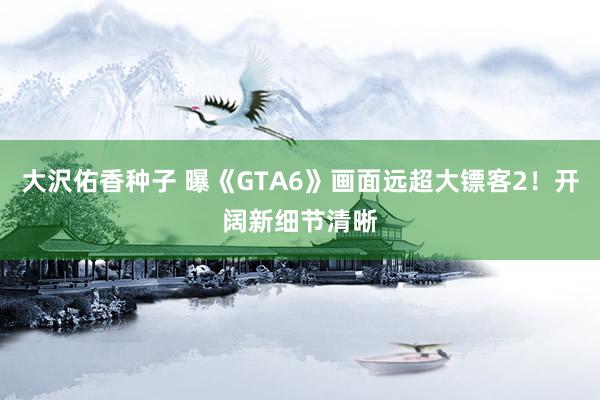 大沢佑香种子 曝《GTA6》画面远超大镖客2！开阔新细节清晰